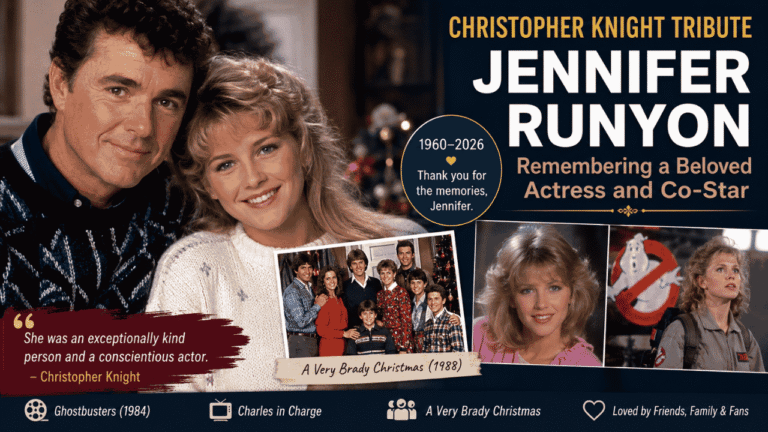 Christopher Knight Tribute Jennifer Runyon: Remembering a Beloved Actress and Co-Star christopher knight tribute jennifer runyon